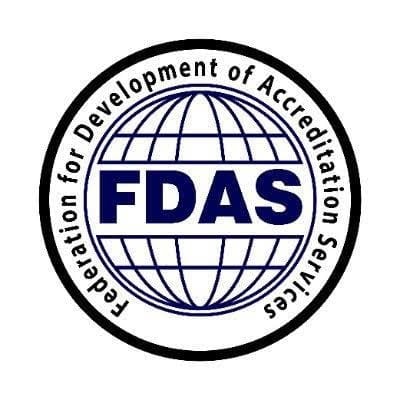 FDAS Accreditation Certificate